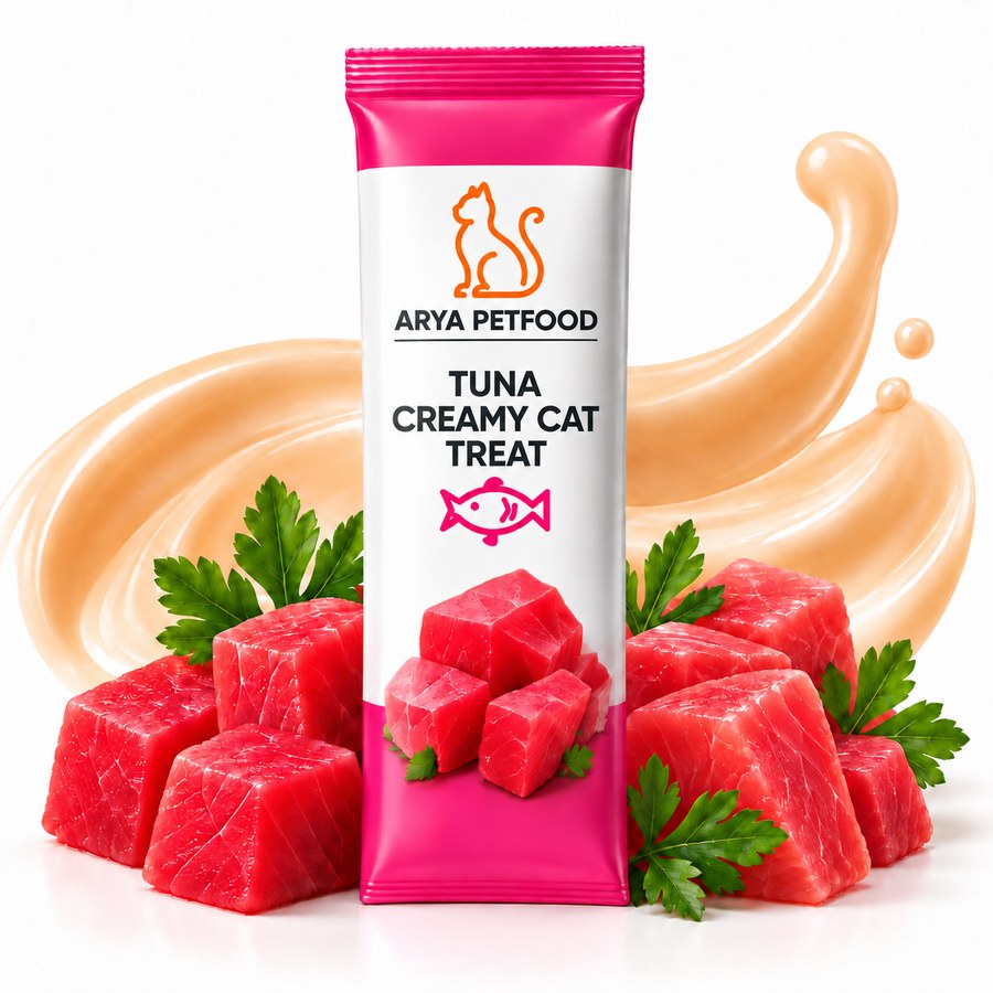 Arya Petfood التونة مكافأة كريمية